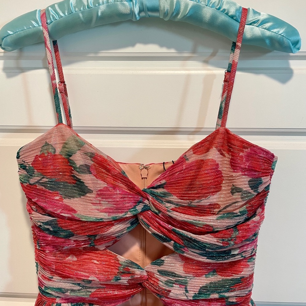 Gianni Bini Floral Sundress Sleeveless Cocktail - Picture 8 of 8